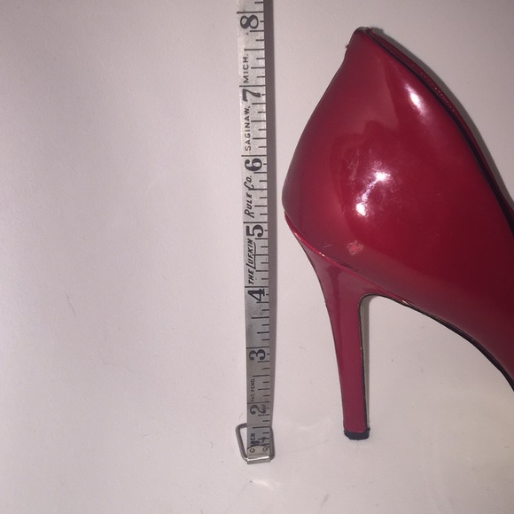 BCBGeneration 👠 Patent Heels Burgundy Glossy Red - Picture 4 of 4